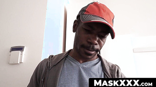 MaskXXX.com - Big anaconda cock Lantis's wanking it and pumping his dick solo