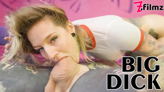 Tattooed blonde Lisa Rocketcock takes a dick up her ass