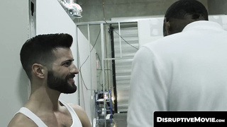 DisruptiveMovie.com - BBC Deep Dicc joins construction studs Brian Bonds and Casey Everett for a fuckfest