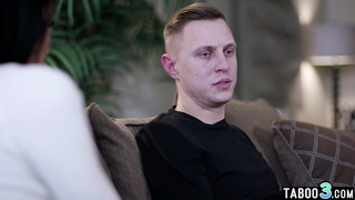 Mature stepmom got closer to her stepson