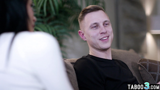 Mature stepmom got closer to her stepson