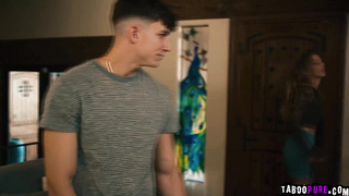 Parker fucks Millie Morgans tight teen pussy