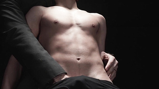 Suited Legrand Wolf oiled and dildo fucked the eager hole of hottie Aidan Fox