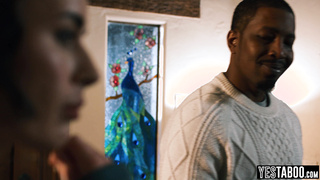 Petite MILF wife interracial threesome