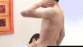 OTBXXX.com - Bareback twink gets his tight ass blasted with hot cum until climax