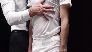 BoyMissionary.com - Alluring twink's divine, raw doggy style banging with a muscular, authoritative Mormon elder