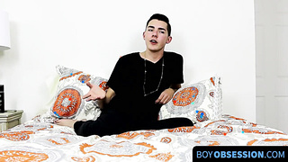 BoyObsession.com - Connor Jacobs's hot sexy twink cock stroking fun now