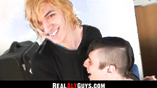 RealAltGuys.com - Alexi Vladof bangs Dante Cross in his skinny bum doggy style and shoots his load