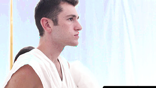 BoyMissionary.com - Lusty Mormon twink's readiness to receive a divine, raw, sacred breeding by his elder