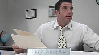 Buxom teen [censored] is eager to ride principals cock