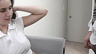 Buxom teen [censored] is eager to ride principals cock