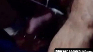 MuscleJockBound.com - Rough threesome with choking and domination for a submissive man seeking pleasure