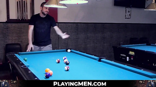 PlayingMen.com - Men in suits hook up in the club for some deep anal sex with intense passion