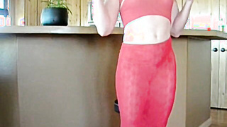 Lusty redhead toys her cunt before taking it in the ass