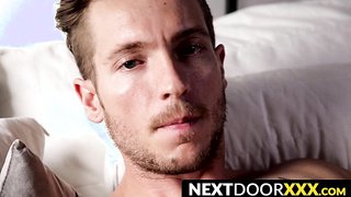 NextDoorXXX.com - Jock's precum drips as he strokes his big boner solo