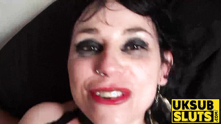 UKSubSluts.com - Tattooed girl Gina's rough and wild sex action unleashed