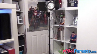 Big boobs cutie Donna Austin wears sexy lingerie during BJ