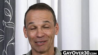 GayOver30.com - Rodney Steele gives Damon Andros the best rim job he has ever had