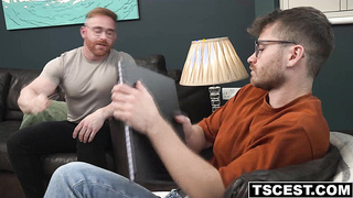 Stepdad Jonas Jackson eating out Eddys FTM pussy