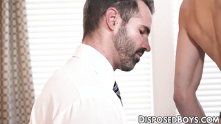 Slim AustinÂ  Young rides hard the massive cock of muscular Dani Robles