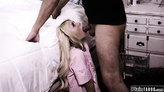 Why dont you suck your stepdaddy a bit?