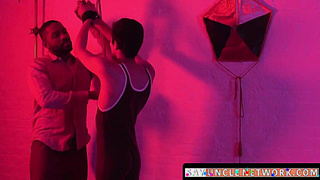 SayUncleNetwork.com - Huge ebony cock bare pounds young man's ass doggy style