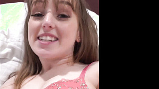 Kinky brunette Cleo Clementine pussy stretched doggystyle