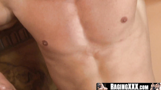 RagingXXX.com - Hardcore anal foursome fucking with muscular hunks