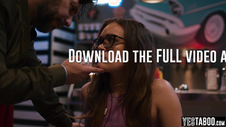 Desperate tiny teen fucks loan officer