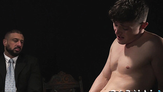 Grant got fucked from behind while blowing