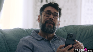 Dominant husband controlling his wife