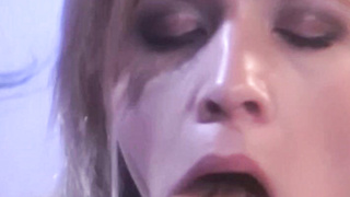 Latex dominatrix whips and drills Anna Mills juicy pussy