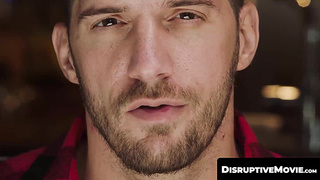 DisruptiveMovie.com - Lumberjack Daddy Ty Roderick fucks cute twink Troye Jacobs' tight ass outdoors