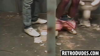 RetroDudes.com - Curly retro stud Dene Lamar takes a hard doggystyle fucking