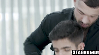 Twink Milo MIles servicing businessman Nik Fros