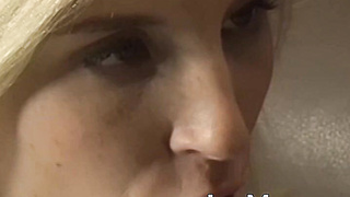 Glasses MILF dildo drilled before hardcore 69 pussy licking