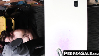 Soft twink suspect banged by twink cop and black hunk cop 2