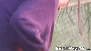 Piss fetish Japanese teenagers filmed by kinky [censored]