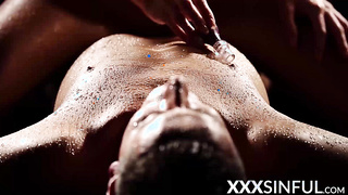 Passionate round of banging for a lovely wet couple