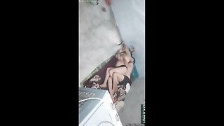 Cute Indian Girl OutDoor Bathing Record By Lover