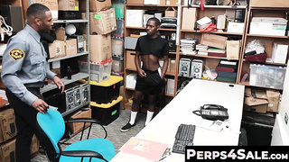 Sweet Black Perps Asshole Raw Banged in Office with BBC