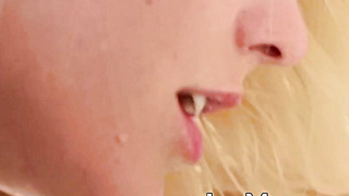 Blonde MILF Natasha Voya nipple licking and pussy eating 69