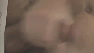 Skinny teenager Kaylo Riley jerks off after steamy shower