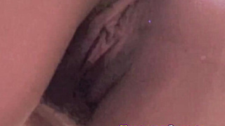 Petite tiny Pinay teen masturbates and takes a big fat cock