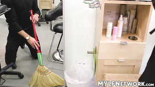 Romeo Price hammered his boss bitch Bridgette B in the salon