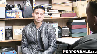 Jock Thief Gets deep pounded deep by BBC for Stealing from Store