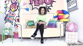 NYMPHO Kira Perez's pussy pounding