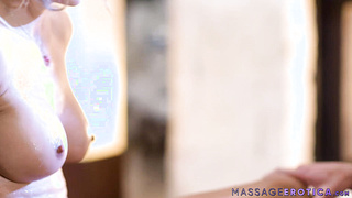 Ella Reese gets doggystyled after an erotic massage