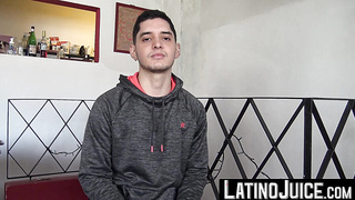 Adorable twink Ramino offered money in exchange of his sexy ass