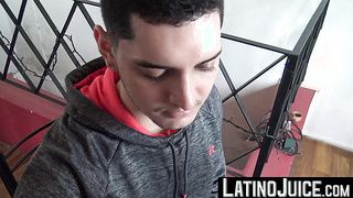 Adorable twink Ramino offered money in exchange of his sexy ass